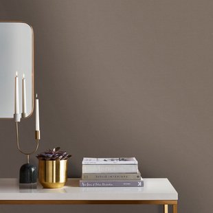 Decomode Vliesbehang Twill - Warm Bruin - 10,05m X 52cm