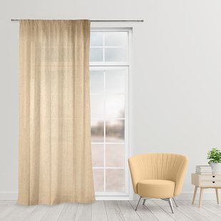 Sahara Vitrage Kant En Klaar Beige 140 X 245 Cm