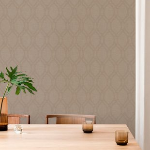 Vliesbehang Elodie - Grijs - 10,05m X 53cm