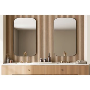 Maestro Latt Novo Lattenwand - Natural Oak + White - Vochtbestendig - 277x30cm - 16mm - 2 Stuks