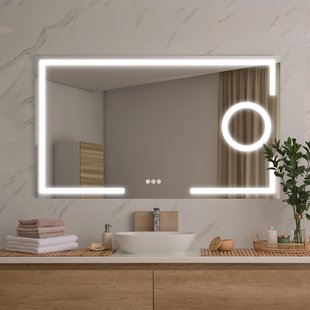 Klassieke Badkamerspiegel Brett 2 - Rechthoekig - 120x70 Cm