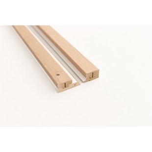 Maestro Latt Afwerkprofielset - Pepper Oak + White - 277cm - 71x20mm