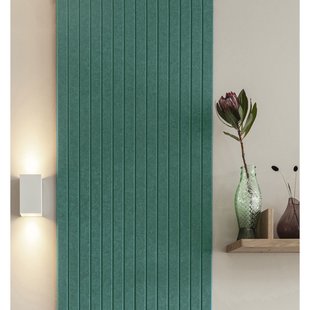 Akoestische Lattenwand Talud - Basilico - Vilt - 120x60cm - 1 Stuk