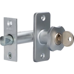 Nemef Insteekgrendel 2602/4 - Aluminiumkleur - 50 Mm