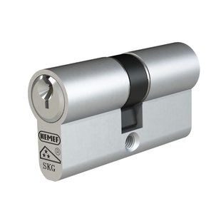 Nemef Veiligheidscilinder 132/9p 60 Mm Skg*** - Met Boorbeveiliging - Met Gevarenfunctie - 4 Sleutels - Set Van 2