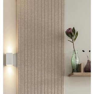 Akoestische Lattenwand Talud - Dune - Vilt - 120x60cm - 1 Stuk