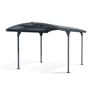Palram - Canopia | Atlas 495x287 Cm Carport Enkel Donkergrijs Zonnegrijs