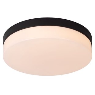 Lucide Plafondlamp Badkamer Biskit - Wit - 28cm - 18w
