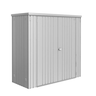 Biohort Tuinkast 190 Zilver Metallic