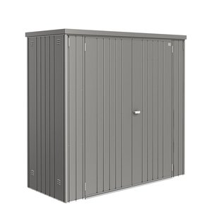 Biohort Tuinkast 190 Kwartsgrijs Metallic