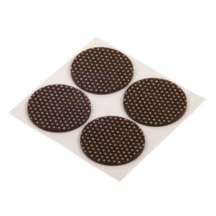 Fix-o-moll Anti-slip Meubelviltglijders Zelfklevend Bruin 40mm 4 St