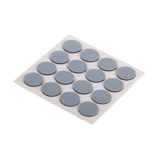 Fix-o-moll Zelfklevende Glijders Easy Glider Plat Grijs 17 Mm 16st