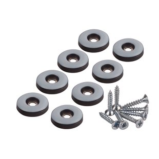 Fix-o-moll Meubelglijder Om Te Schroeven Easy Glider Grijs 22 Mm 8 St