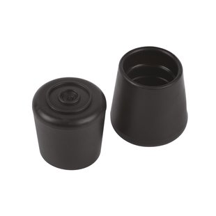 Fix-o-moll Anti-slip Pootdoppen Zwart 16mm 4 St