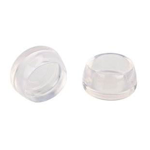 Fix-o-moll Tafelpootdoppen Flexibel Transparant 28mm 4st