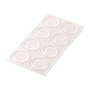 Fix-o-moll Zelfklevende Stootbuffer Transparant 19mmx2mm 8 St