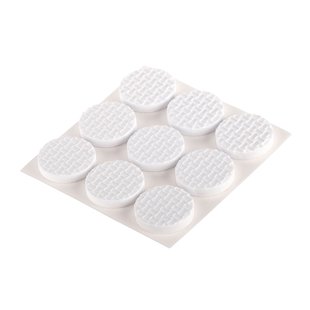 Fix-o-moll Wanddeurstop Zelfklevend Wit 21mm 9 St