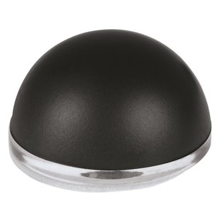 Fix-o-moll Wanddeurstop Zelfklevend Zwart 22mm 2 St