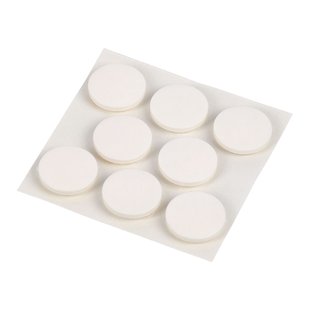 Fix-o-moll Tapijtglijders Zelfklevend Wit 18mm 8st