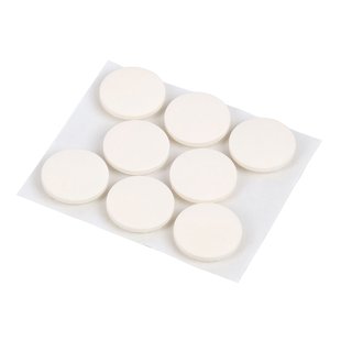 Fix-o-moll Tapijtglijders Zelfklevend Wit 22mm 8st