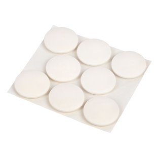 Fix-o-moll Tapijtglijders Zelfklevend Wit 30mm 8st