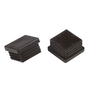Fix-o-moll Insteek Stoelpootdoppen Zwart 40x40mm 4st