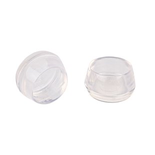 Fix-o-moll Tafelpootdoppen Flexibel Transparant 25 Mm 4st