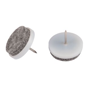 Fix-o-moll Meubelviltglijders Met Nagel Wit 28mm 16 St