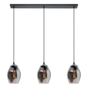Eglo Hanglamp Almagro Zwart 3xe27
