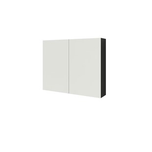 Aquazuro Spiegelkast Napoli 90cm Mat Zwart