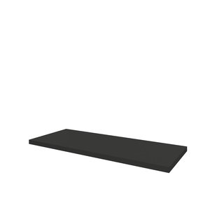 Aquazuro Wastafelblad Napoli Mat Zwart 120cm