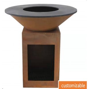 Viva Vuurschaal/barbecue Balora 2-in-1 Cortenstaal