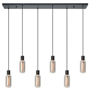 Eglo Hanglamp Maione Zwart 6xe27