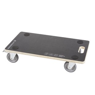 Standers Transportroller - 64x34cm - 350kg - Hout - Antislip