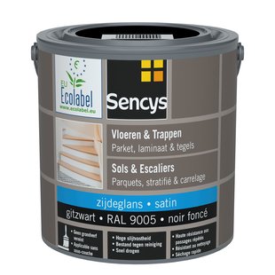 Sencys Hout- En Tegelvloerverf Ral9005 Satijn 2,5l