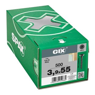 Spax Gipsplaatschroef Gix B Grove Draad - Gefosfateerd Staal Ø3,9x55mm 500 St