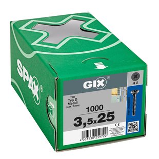 Spax Gipsplaatschroef Gix D Boorpunt - Gefosfateerd Staal Ø3,5x25mm 1000 St