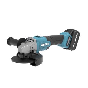 Wesco Accu Haakse Slijper 18v 125 Mm Brushless - (zonder Accu)