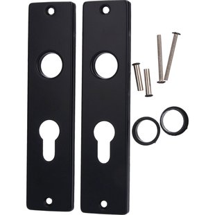 Langschild 55mm Aluminium Zwart