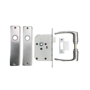 Avenue Loopslot + Langschild Deurbeslag Aluminium