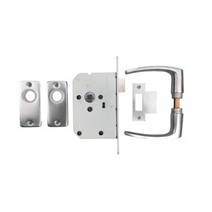 Avenue Loopslot + Deurbeslag Rozet Gelakt Aluminium