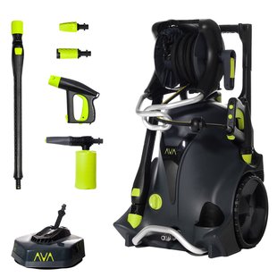 Ava Hogedrukreiniger Master P80 Xl 2800w - 160 Bar - 600l/u - Slang Van 10m - Terrasreiniger - Roterende Sproeikop