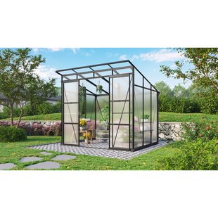 Vitavia Tuinkas Playa 5900 - Polycarbonaat 6mm - Zwart - 258x229x231cm