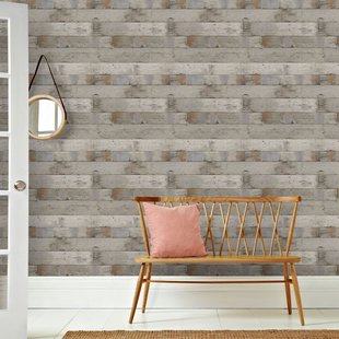 Vliesbehang Friends & Coffee 16673 - Grijs - Taupe - Bruin - 10,05m X 53cm