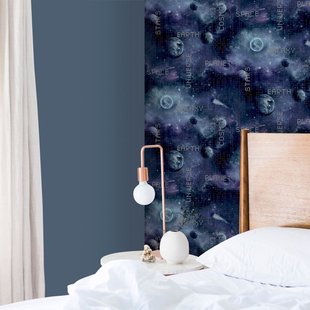 Vliesbehang Good Vibes Gv24266 - Zwart - Felblauw - Paars - Zilver - 10,05m X 53cm