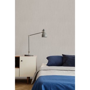 Vliesbehang Classic & Elegant 25792 - Wit Met Een Zweem Grijs - Metallic Glans - 10,05m X 53cm
