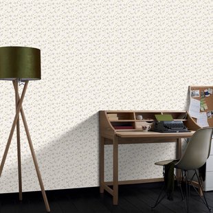 Vliesbehang Secret Garden G78486 - Lichtgrijs - Grijs - Lichtgeel - 10,00m X 53cm