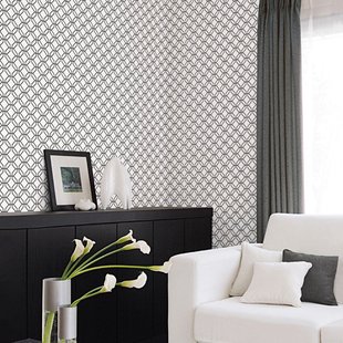 Vliesbehang Secret Garden G78525 - Zwart - Wit - 10,00 M X 53 Cm