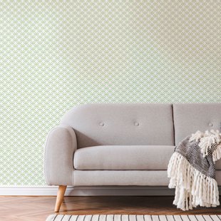 Vliesbehang Secret Garden G78528 - Groen - Wit - 10,00 M X 53 Cm