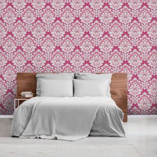 Vliesbehang Vintage 25704 - Roze - 10,05 M X 53 Cm